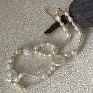 18k gold plated silver french choker necklace