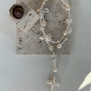 sterling silver cross long necklace