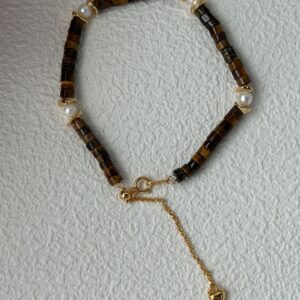 caramel tiger eye bracelet