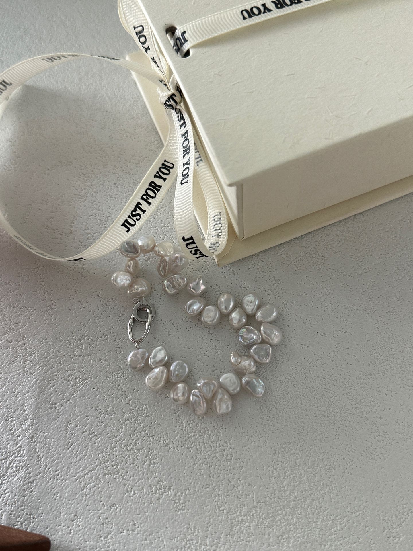 sterling silver keshi pearl bracelet sterling silver keshi pearl bracelet