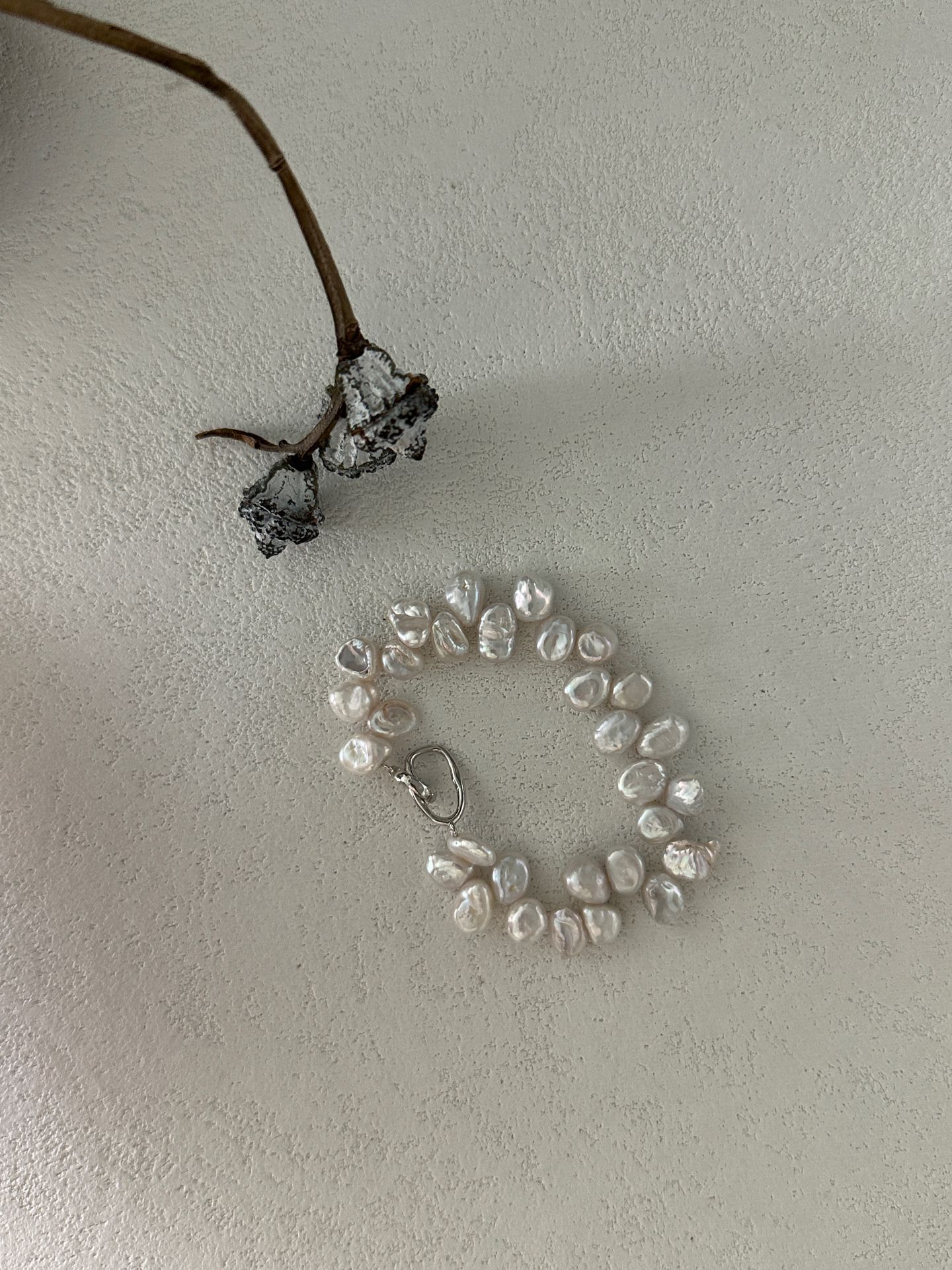 sterling silver keshi pearl bracelet sterling silver keshi pearl bracelet