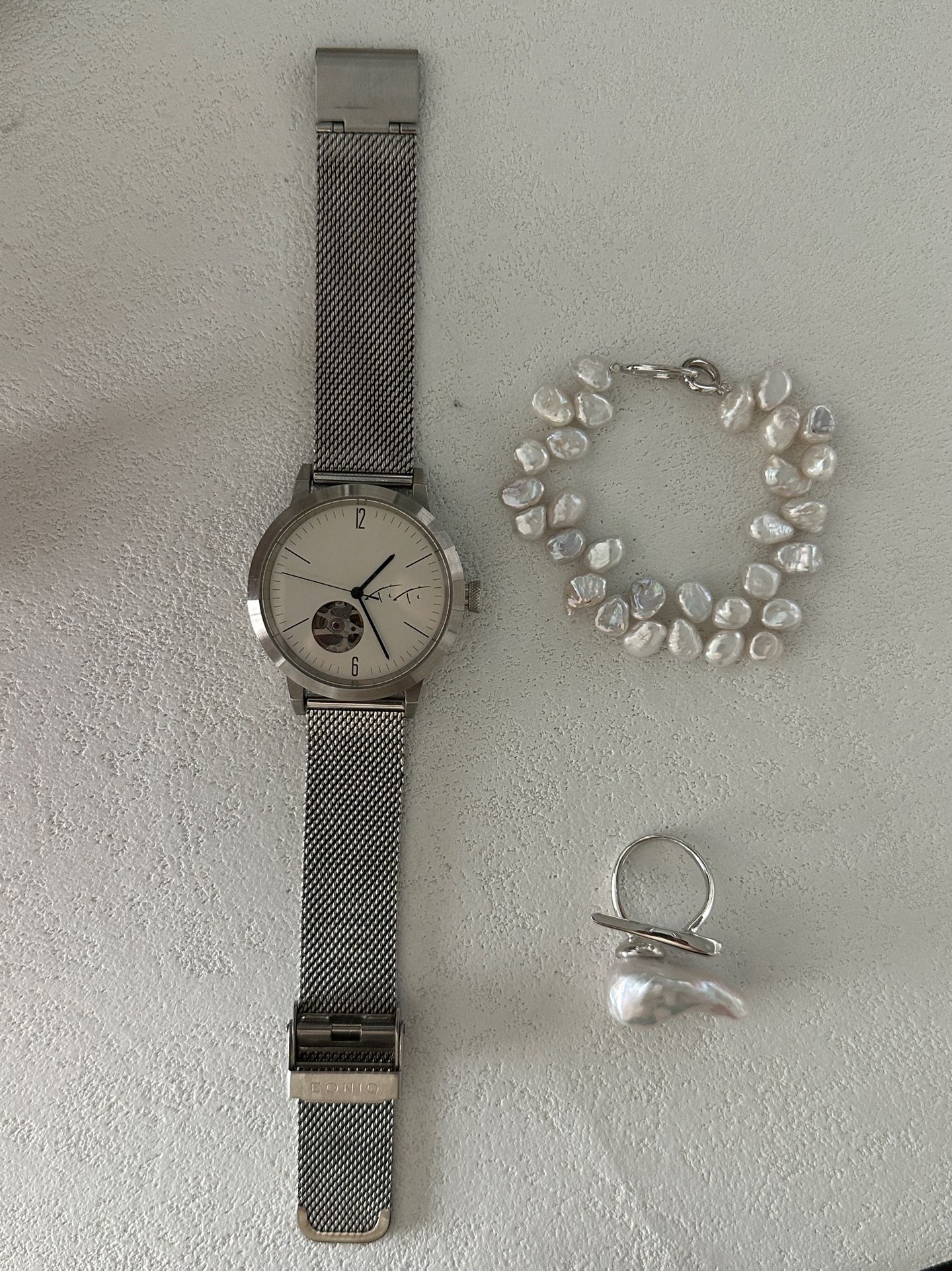 sterling silver keshi pearl bracelet sterling silver keshi pearl bracelet